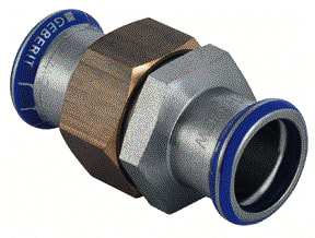 Geberit - Mapress RVS FKM Fitting met 2 aansluitingen fitting 50772