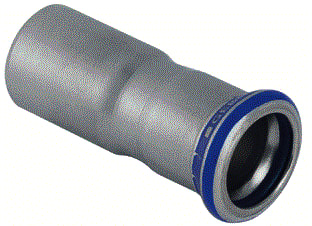 Geberit - Mapress RVS FKM Fitting met 2 aansluitingen Fitting 50151