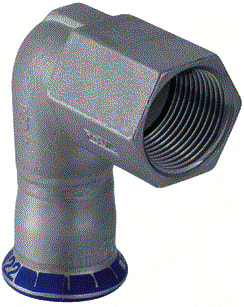 Geberit - Mapress RVS FKM Fitting met 2 aansluitingen fitting 50552