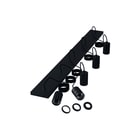 Calex - Lampfitting cal pendant vk 5x2m zwart e27