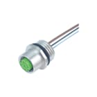 MURR - Ronde connector, inbouw (z/kabel) M12 Chassis F-5X0,34 0,2M