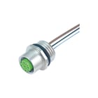 MURR - Ronde connector, inbouw (met kabel) M12 Female Flange Plug