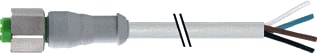 MURR - Connection technology F&B Sensor/actorkabel met connector pvc 4x0.34 gr ul/csa 7.5m