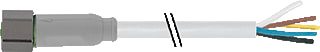MURR - Connection technology F&B Sensor/actorkabel met connector Kabel M8 Recht 5M