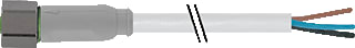 MURR - Connection technology F&B Sensor/actorkabel met connector Kabel M8 Recht 5M
