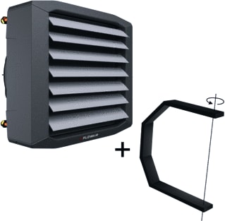 FLOWAIR - System Line LEO M Luchtverhitter indirectges. hangend Lchtverhit Leo S3 Gbs+Drv