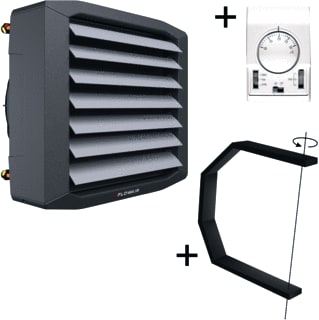 FLOWAIR - Basic Line Leo V Luchtverhitter indirectges. hangend Lchtverhi L3-Ac Fan+Therm