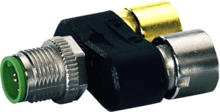 MURR - Sensor/actor verloopconnector T Adapt M12Male 2Xm12 Fem