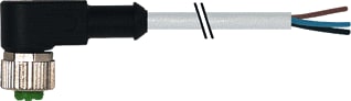 MURR - Sensor/actorkabel met connector Conn M12 Female 90