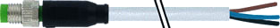MURR - Sensor/actorkabel met connector M8 Male 0 Kab 3X0.25 5M