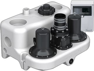 Grundfos - Multilift MD Waterpompunit (vuilwater/regen) Md.12.1.4 1X230V 2-Pomps