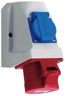 ABL - Connectivity CEE-contactdoos combinatie Cee+Wcd 5P 32A 6H 400V