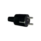 ABL - Connectivity Geaarde stekker contst pvc bus+ra zwart