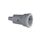 ABL - Connectivity Koppelcontactstop (geaard) koppst 2p+ra 16a 250v zw