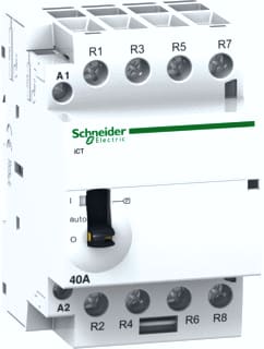 Schneider Electric - Installatiehulpschakelaar modulair Ict Magschak 4P 4M 63A 24