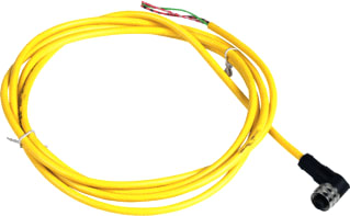 TeSensors - Sensor/actorkabel met connector pvc kab con 1/2' haaks 2m
