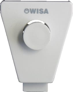 Wisa - Drukknop opbouwspoelreservoir Druktoets Wit Se5