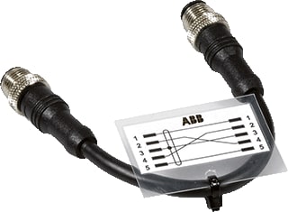 ABB Jokab Safety - M12 Sensor/actorkabel met connector Jokab M12-C62