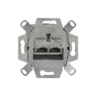 ABB Busch-Jaeger - Basiselement data Datacontactdoos twisted pair Uae Datads 2Xrj45 C6A Basis