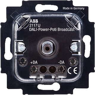 ABB Busch-Jaeger - Basiselement dimmen Potentiometer vr lichtregelsysteem Dali Potm 2117U Broadc Inb