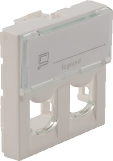 Legrand - LCS² datasysteem Mosaic Modulaire connector Keystone Adapter 2-Vdg