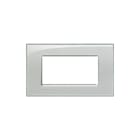Bticino - LivingLight Afdekraam schakelmateriaal Afdkrm Ll R Cld Gry 4Mod
