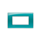Bticino - LivingLight Afdekraam schakelmateriaal Afdkrm Ll R Grn 4Mod