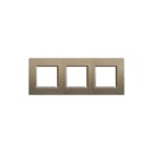 Bticino - LivingLight Afdekraam schakelmateriaal Afdkrm Ll R Sqr 3X2Mod