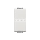 Bticino - LivingLight Installatieschakelaar ll krsschklr axil 1mod wt
