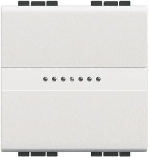 Bticino - LivingLight Installatieschakelaar ll krsschklr axil 2mod wt