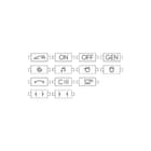 Bticino - LivingLight Tekstschild vr drukknop/signaallamp Tekstsch Drk Btn4916Kit