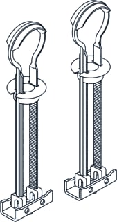 Pressalit - Buffer voor closetzitting Onderd. V Scharnier A9173