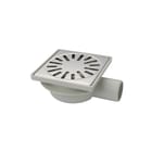 Aquaberg - 4116 Vloerput met 1 aansluiting 150 nv put rvs 316 roost 50