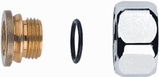 Grohe - Toebeh./onderdelen sanitaire kranen Moer+Nipp+Dichting 45044