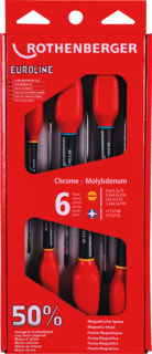 Rothenberger - Schroevendraaier set Schroevendraaierset 6Delg