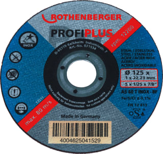 Rothenberger - Slijpschijvenset Slijpschf Inox Profi Plus