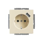 ABB Busch-Jaeger - Future/Solo Wandcontactdoos (WCD schakelmat.) wcd ra kb + usb 82 solo