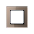Jung - A CREATION Afdekraam schakelmateriaal Afdkrm 1V A-Cr Glas Champ