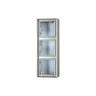 Jung - LS RANGE Opbouwbak inbouwschakelmateriaal Opbwkap Ls990 Alu 3Voud