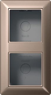Jung - A RANGE Opbouwbak inbouwschakelmateriaal opbwkap as500 2voud cham