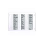 Jung - Meld-/bedieningstableau bussysteem Sign/Bedtab Alp Glas
