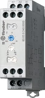 Finder - 83 Tijdrelais 83.02 2W-24/230Uc
