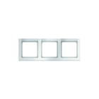 Hager Berker - Q.3 Afdekraam schakelmateriaal Afdkrm 3V + T.V.Polw Q3