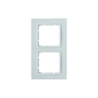 Hager Berker - B.7 Afdekraam schakelmateriaal Afdkrm R 2V B7 Polwt Mt