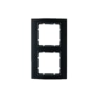 Hager Berker - B.3 Afdekraam schakelmateriaal Afdkrm 2V B3 Alu Zw/Ant M