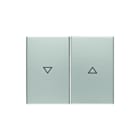 Hager Berker - K.1/K.5 Bed.element / centr.pl. schakelmat. bedelem 14357103 alu