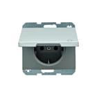 Hager Berker - K.1/K.5 Wandcontactdoos (WCD schakelmat.) Wcd Ra Deks Alu