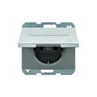 Hager Berker - K.1/K.5 Wandcontactdoos (WCD schakelmat.) Wcd Ra Deks.Alu+Tkstwd
