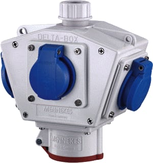Mennekes - DELTABOX CEE-contactdoos combinatie 92658