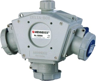 Mennekes - DELTABOX CEE-contactdoos combinatie 92895